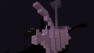 EndShipMinecraft.png (385 KB) The Dragon head seen on the front of the ship.
