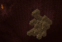 Hehkukiveä  katossa.