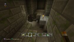 Minecraft Survival: How to Make Cracked Stone Brick 