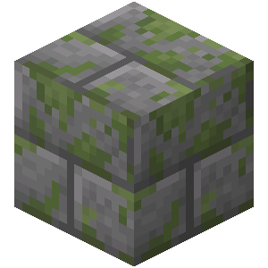 minecraft mossy stone brick recipe