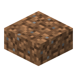 All types of dirt blocks in Minecraft