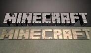 3D burned/carved wooden Minecraft logo from instructables.com