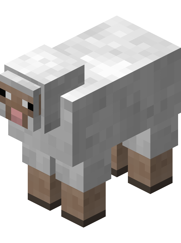 rainbow sheep gif minecraft