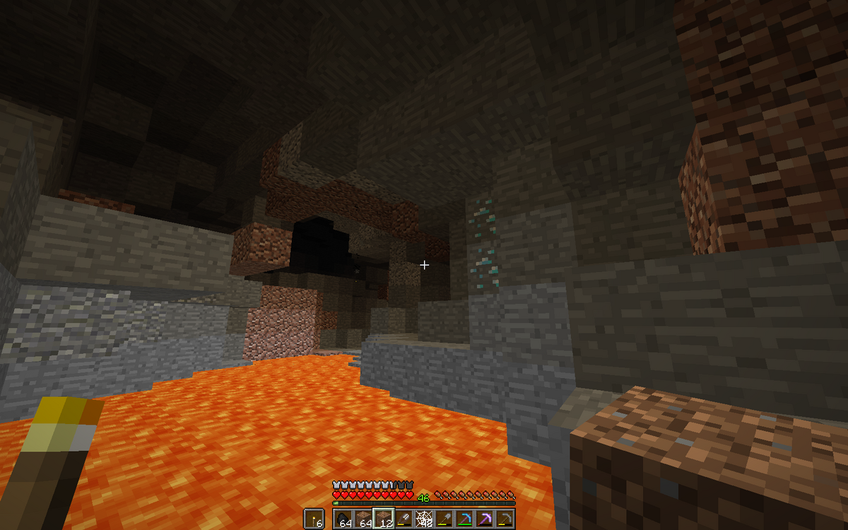 Minecraft open pit mine 2025