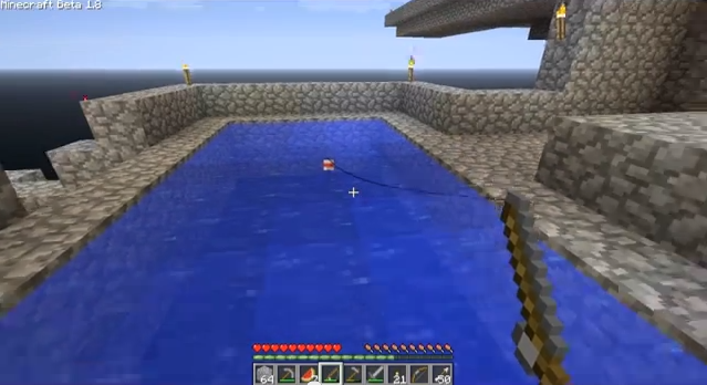 how to make fishing rod in mc