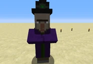 Witch in a desert area.