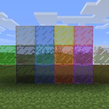 Featured image of post Colored Glass Minecraft / Glass doesn't fall when there are no blocks under it so it can be used to create bridges.