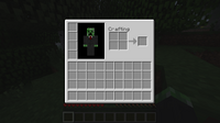 A player's inventory with a 2x2 grid in the top right corner where it says "Crafting".