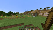 Survival, 1.15.2 version, there wasn't a lot of chests, but a lot of normal zombies and skeletons inside the houses