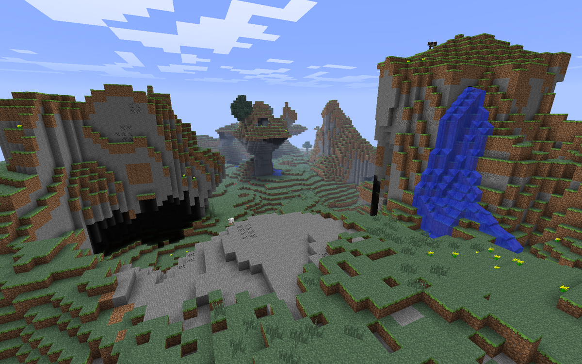 Extreme minecraft world