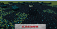 Sculk Sensor as revealed in Minecraft Live 2020.