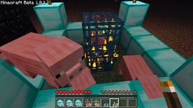 Kaksi sian hirviönluojaa.