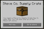 The message that displays when one attempts to open the chest.