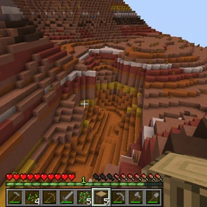 Discuss Everything About Minecraft Wiki Fandom Its surface is covered mainly by uncolored hardened clay, but also a considerable amount of clay, red hardened clay and orange hardened clay. minecraft wiki fandom