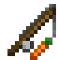 Minecraft carrot fishing rod Clearance