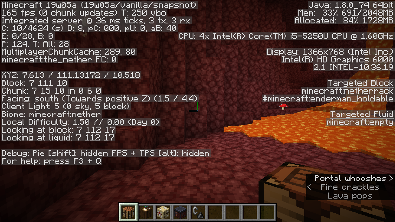 Debug Screen Minecraft Wiki Fandom