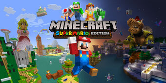 minecraft with super mario mashup