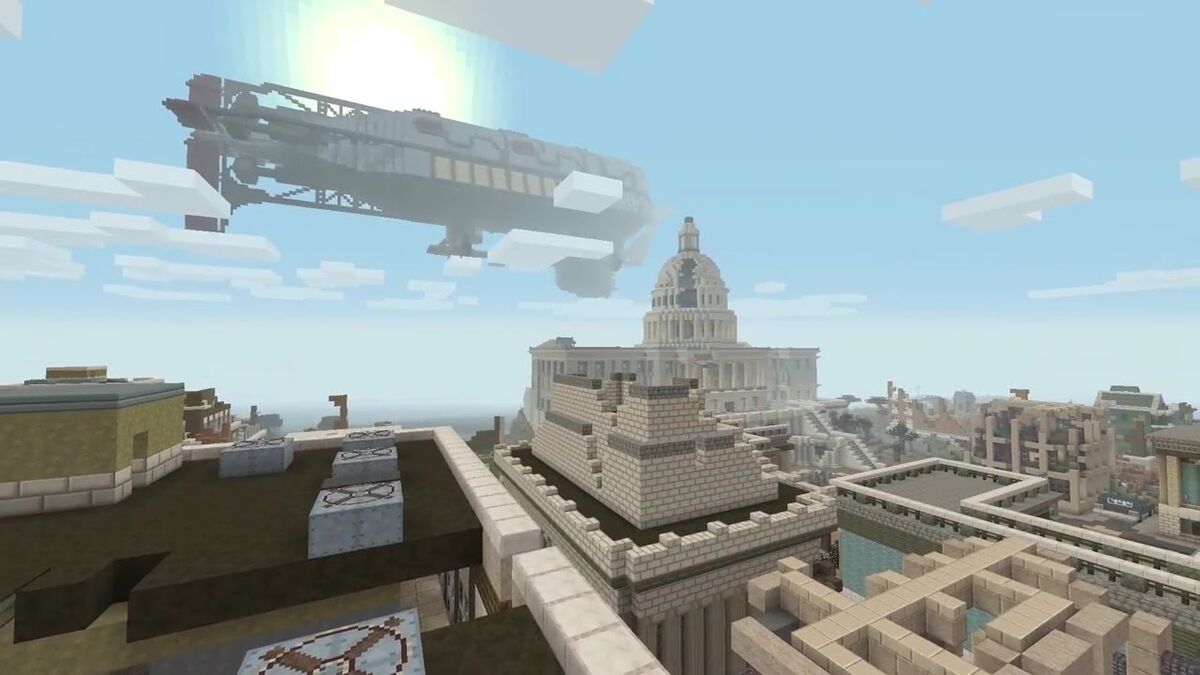 Minecraft Fallout New Vegas + Fallout 3 Minecraft Map