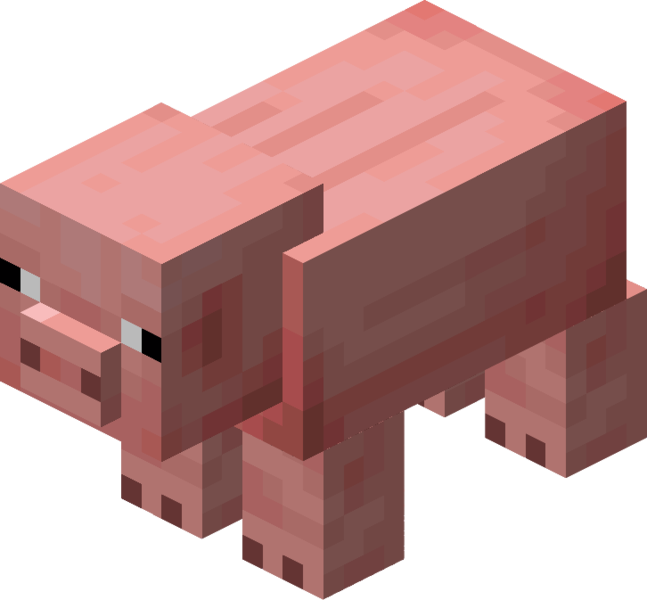 minecraft pig png