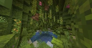 An exemple of a lush cave in 21w05a