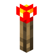 A Redstone Torch.
