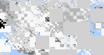 Räjähtäneestä dynämiitistä tulleet partikkelit.