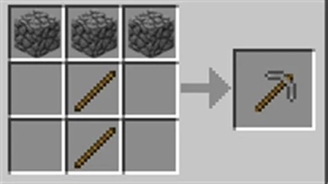 Pioche En Pierre Wiki Minecraft Fandom