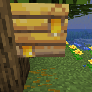 Bee Nest Minecraft Wiki Fandom After gathering pollen from flowers, bees return to their nests and hives to create honey. bee nest minecraft wiki fandom