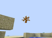 Ilmaan generoitunut kuollut pensas