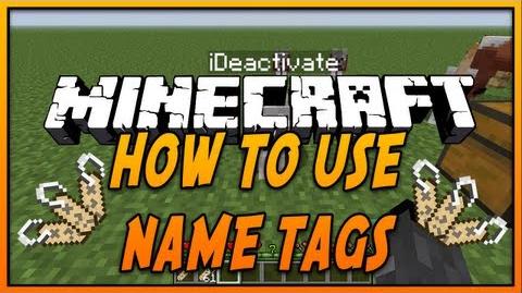 How to use Name Tags in Minecraft! (Minecraft 1.7