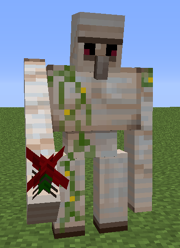 Rautajätti ruusu kädessään.