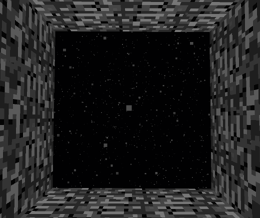 Näkymä tyhjiöön.