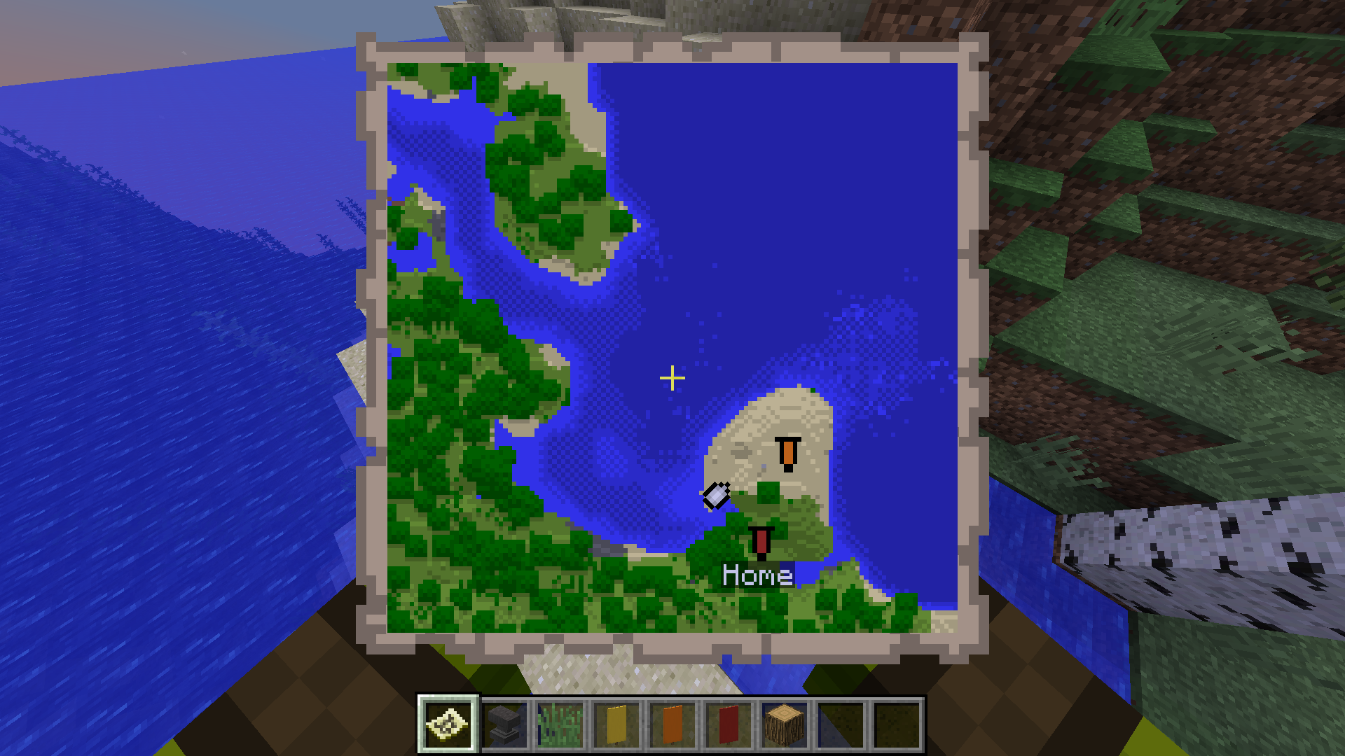 how to make a empty map in minecraft