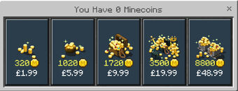 minecraft tokens ps4 price