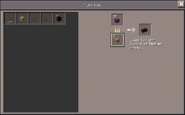 The old interface of the furnace in Minecraft: Pocket Edition (it uses the MATTIS system).