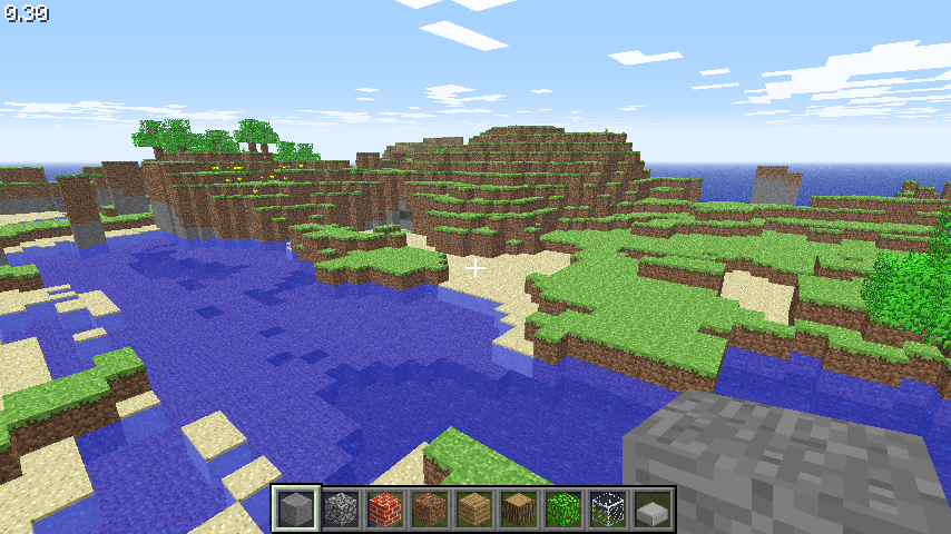 Minecraft Classic in a browser version for free