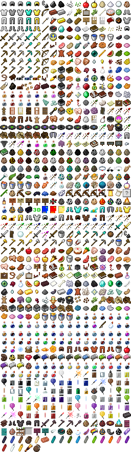 Lista items en minecraft