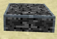 Bedrock slab of an Ender Crystal