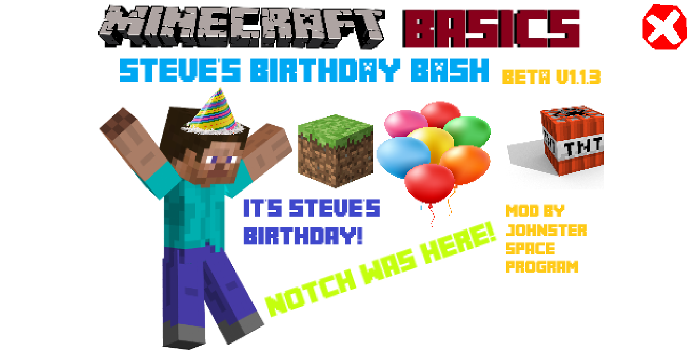 Minecraft Basics Steve S Birthday Bash Minecraft S Basics Wiki Fandom Minecraft Basics Steve S Birthday Bash Minecraft S Basics Wiki Fandom