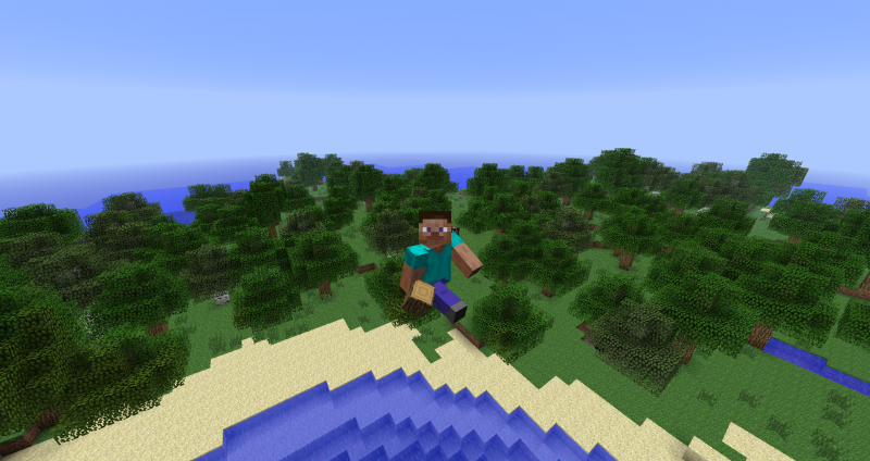 minecraft mas quem TOCAR NO AZUL MORRE! 