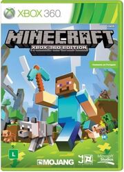 Minecraft xbox360 retail cover