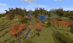 LadyAgnes twitta uma captura de tela de uma vila de savana atualizada.[4]