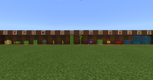 Plantações do Minecraft.