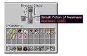 Splash Potion Weakness