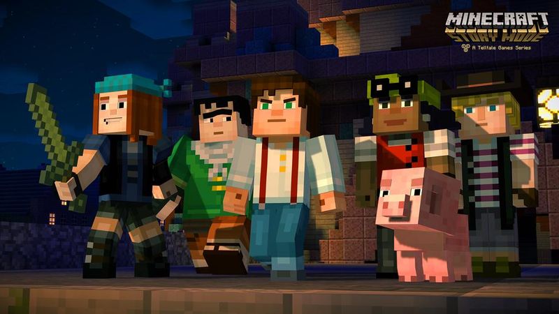 Visão  Minecraft: Story Mode disponível em outubro