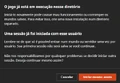 Aviso do launcher sobre a execução de outra cópia de Minecraft: Edição Java se já estiver em execução.