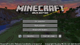 Java Edition 1.18.1 Release Candidate 1