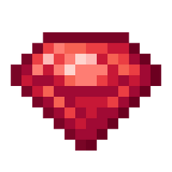 Moeda que pode ser usada para comprar placas de construção (chamadas rubies) confirmado para o Minecraft Earth.