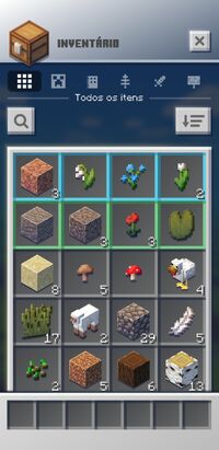 Minecraft Earth Inventory