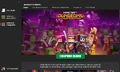 A guia Minecraft Dungeons no launcher.